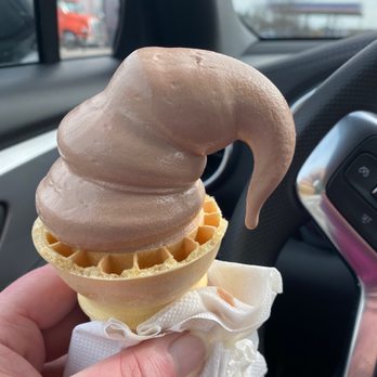 Dairy Queen Grill & Chill - Large cone example. Such a sad looking thing - Ice Cream & Frozen Yogurt Near Me - North Lima, Ohio Dairy Queen Grill & Chill - Large cone example. Such a sad looking thing - Ice Cream & Frozen Yogurt Near Me - North Lima, Ohio
