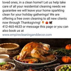 Empire Cleaning and Decorating - Dont hesitate and book now.