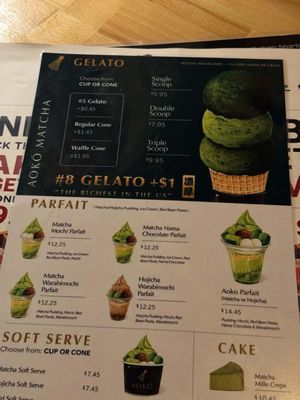 Menu photo 1 Aoko Matcha - Chinatown New York, NY