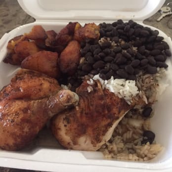 Sardi's Pollo A La Brasa - 1/2 chicken, black beans & rice, plantains - Peruvian Near Me - Laurel, Maryland Sardi's Pollo A La Brasa - 1/2 chicken, black beans & rice, plantains - Peruvian Near Me - Laurel, Maryland