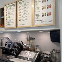 Pure Green - Menu Board