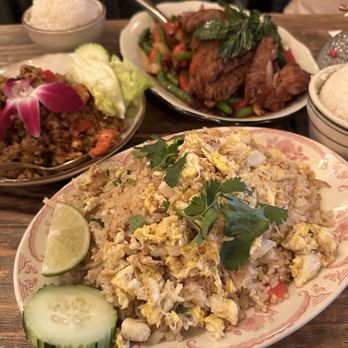 Saranrom Thai - Southern Spicy Minced Pork, Crispy Duck Basil, Crabmeat Fried Rice - Thai Near Me - Elmhurst, New York Saranrom Thai - Southern Spicy Minced Pork, Crispy Duck Basil, Crabmeat Fried Rice - Thai Near Me - Elmhurst, New York