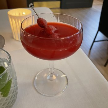City Post Chophouse - Raspberry Reserved Mocktail - Steakhouses Near Me - Georgetown, Texas
