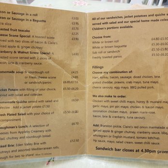 Sally's Tea House - Menu - Tea Rooms Near Me - Carlisle, CMA Sally's Tea House - Menu - Tea Rooms Near Me - Carlisle, CMA