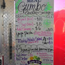 Gumbo Ya Ya - Menu as of January 2021