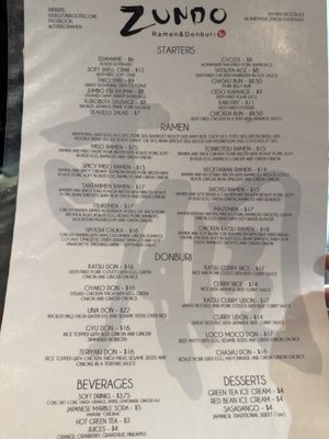 Menu photo 1 Zundo Ramen Cincinnati, OH Menu photo 1 Zundo Ramen Cincinnati, OH