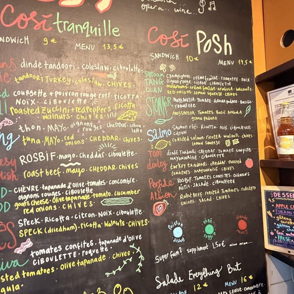 Cosi - Sandwiches Near Me - Paris, 75