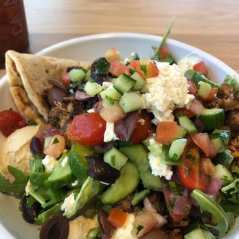 CAVA - Greek chicken salad bowl - Salad Near Me - Kingwood, Texas CAVA - Greek chicken salad bowl - Salad Near Me - Kingwood, Texas