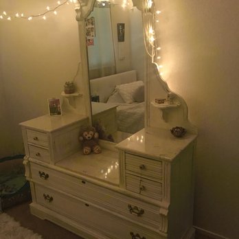 The Birdsnest - This beauty was perfect for my French Country bedroom design. The mirror is a full body length mirror. - Antiques Near Me - Modesto, California