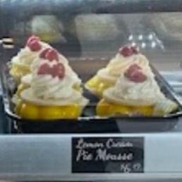 Gluten free lemon custard pie mousse, the best pastry I've ever had in all my 43 years (and I'm a gluten eater, too!)