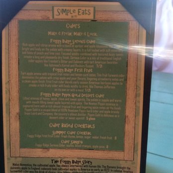 Simple Eats - Foggy ridge cider - Breakfast & Brunch Near Me - Virginia Beach, Virginia