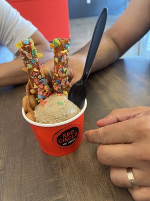 Red Circle Ice Cream & Churros by null