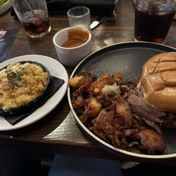 Cowboy Sally's - Brisket sandwich, cowboy potatoes and mac and cheese - Southern Near Me - Liberty Center, Ohio Cowboy Sally's - Brisket sandwich, cowboy potatoes and mac and cheese - Southern Near Me - Liberty Center, Ohio
