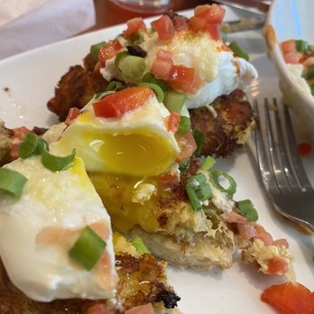Another Broken Egg Cafe - Crab  Cakes Eggs Benedict - Breakfast & Brunch Near Me - Pembroke Pines, Florida