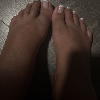 Escape Nails & Spa - French gel pedi - Nail Salons Near Me - Wailuku, Hawaii