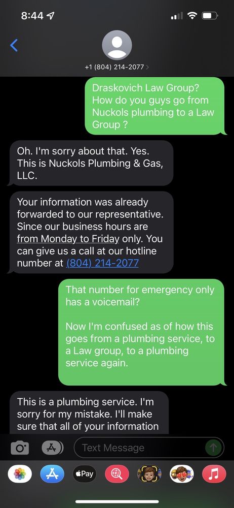 Slide of Nuckols Plumbing & Gas