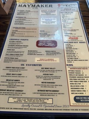 Menu photo 6 Haymaker Peoria Peoria, AZ