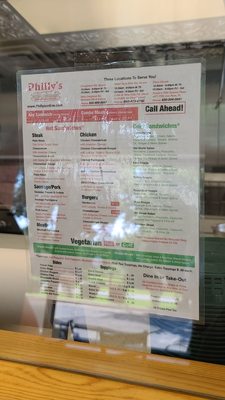 Menu photo 2 Philly's Cheesesteaks & Hoagies Pace, FL Menu photo 2 Philly's Cheesesteaks & Hoagies Pace, FL