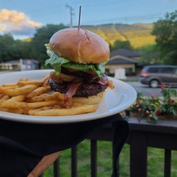 Amazing food with an amazing view.