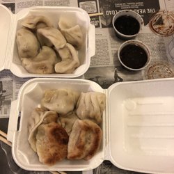 Magic Wok - Dumplings: steamed and fried! Total: $15