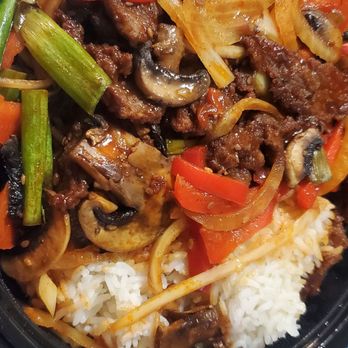 Pei Wei Asian Kitchen - Spicy Korean steak with added onions and mushrooms. Good but bland. Add a side of steamed veg & garlic ginger sauce for more veg and flavor. - Asian Fusion Near Me - San Antonio, Texas Pei Wei Asian Kitchen - Spicy Korean steak with added onions and mushrooms. Good but bland. Add a side of steamed veg & garlic ginger sauce for more veg and flavor. - Asian Fusion Near Me - San Antonio, Texas