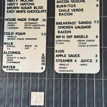 Enjoy Coffee - Menu - Coffee & Tea Near Me - Vacaville, California