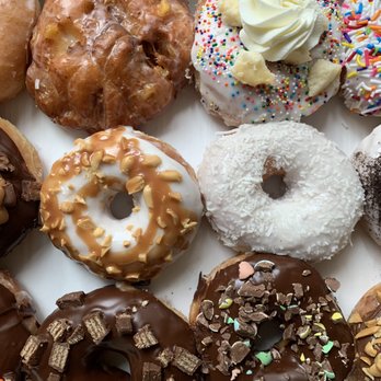 Jusserts - a variety of doughnuts in a box - Bakeries Near Me - Newmarket, Ontario