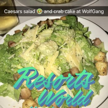 Wolfgang's Steakhouse - Caesar salad with bacon taste salty yikes - Steakhouses Near Me - Pasay, NCR