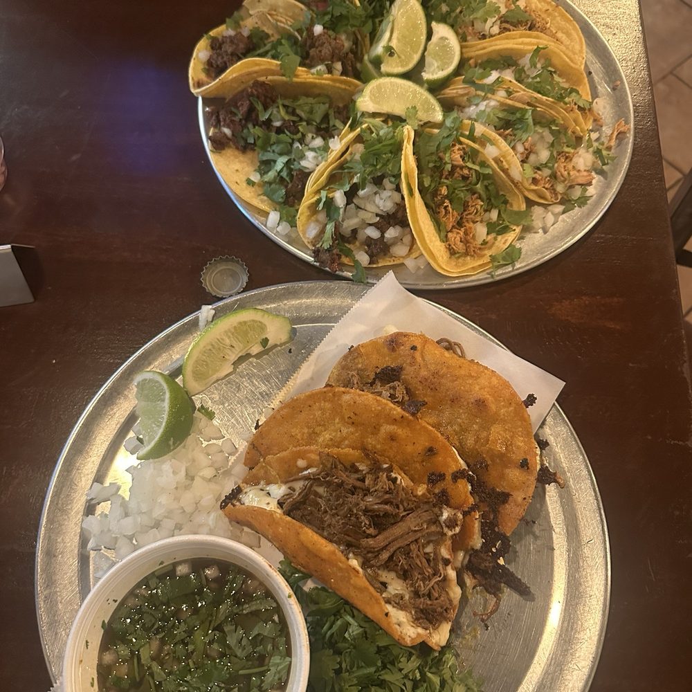 Birria tacos & taco sampler