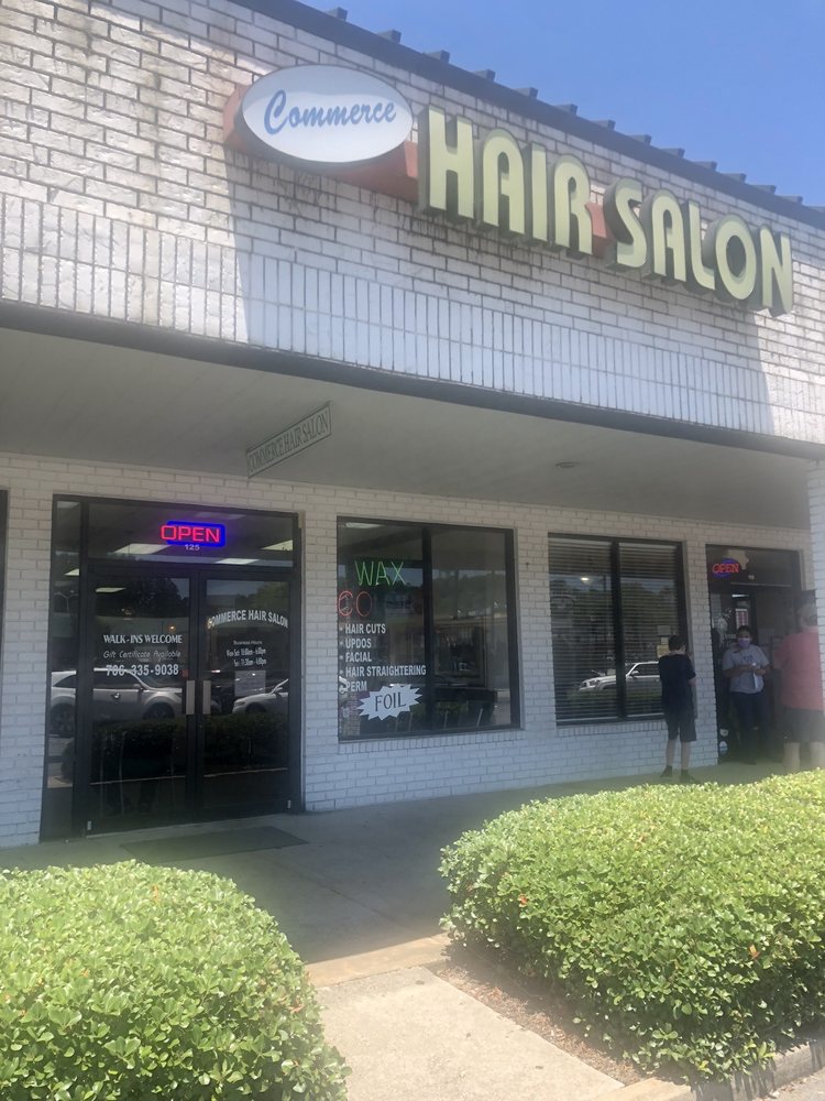 Commerce Hair Salon Logo