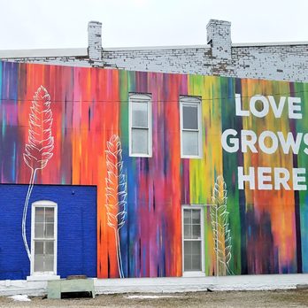 Love Grows Here - Love Grows Here by Zane Statz (2018) - Public Art Near Me - Greensburg, Indiana Love Grows Here - Love Grows Here by Zane Statz (2018) - Public Art Near Me - Greensburg, Indiana