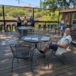 Riverside Cafe - Great patio over the river.