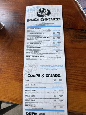 Menu photo 1 Daft Badger Brewing Coeur D'alene, ID Menu photo 1 Daft Badger Brewing Coeur D'alene, ID