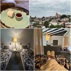 Sense Spa - Sense Spa: Welcome drink & towelette, relaxation room and view from rooftop