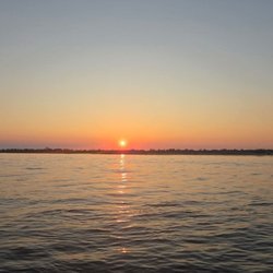 Great trip. Beautiful sunset. Crew was great so was the love music.