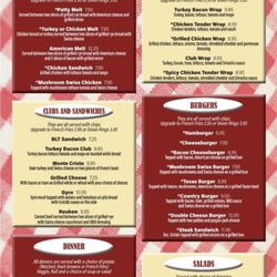 Arena Diner - New menu