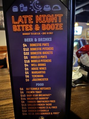 Menu photo 1 Timbers - St. Rose Henderson, NV Menu photo 1 Timbers - St. Rose Henderson, NV