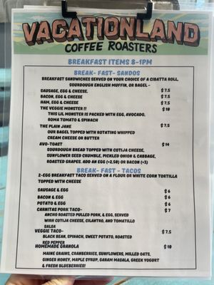 Menu photo 3 Vacationland Coffee Roasters Southwest Harbor, ME Menu photo 3 Vacationland Coffee Roasters Southwest Harbor, ME