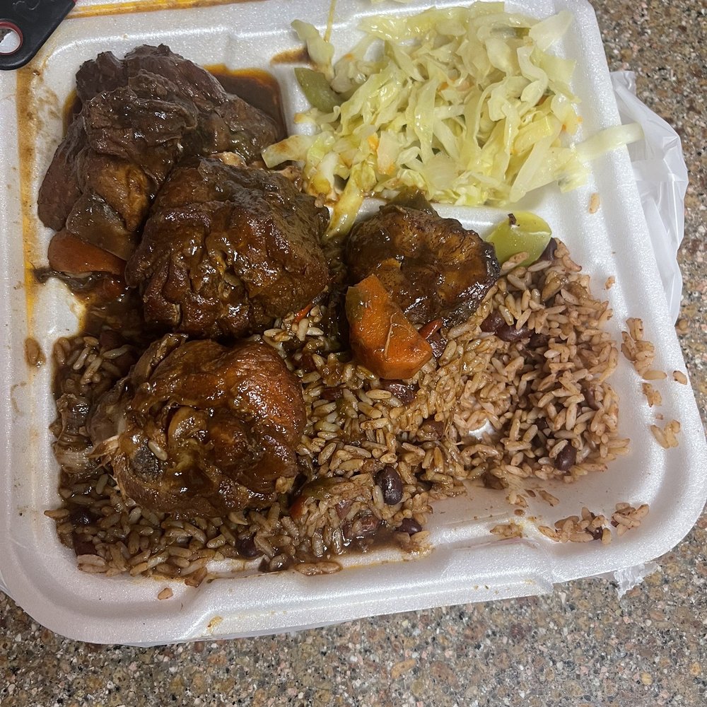 Golden Krust - Brown Stew Chicken - Caribbean Near Me - Morrow, Georgia