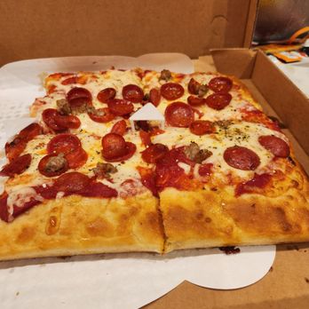 Slice House - Combination Sicilian Pizza. So yummy. - Pizza Near Me - Ventura, California
