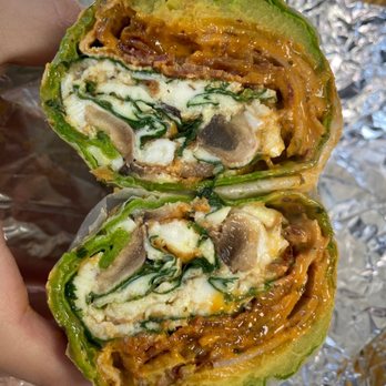 My Three Sons Bagels - The covert wrap (sub onions for mushrooms) - Bagels Near Me - Garden City, New York My Three Sons Bagels - The covert wrap (sub onions for mushrooms) - Bagels Near Me - Garden City, New York