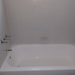 Bath tub. Right after finishing the job Bath tub. Right after finishing the job