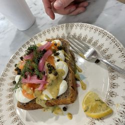 Salmon/Lox Toast