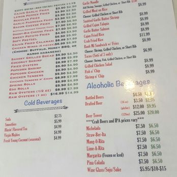 The Blazin' Claw - Menu - Seafood Near Me - Redlands, California