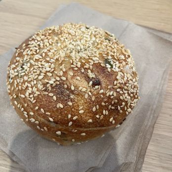 Backyard Bagel - Scallion pancake bagel - Bagels Near Me - Seattle, Washington