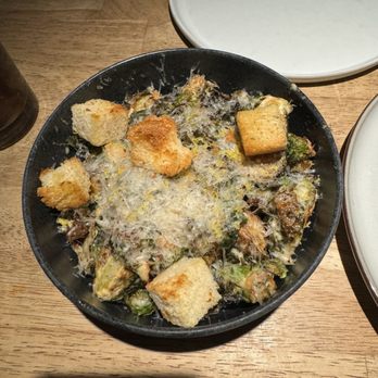 Common Stock - Charred Brussels. Very interesting stuff here. - New American Near Me - San Diego, California