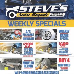 Steve’s Auto Repairs - Steve's Auto Weekly Deals