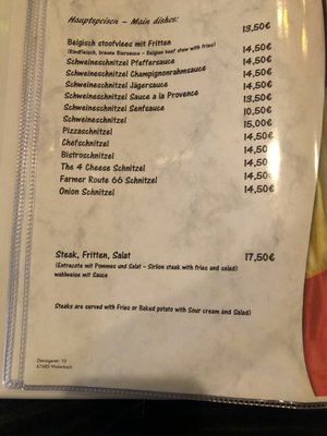 Menu photo 2 De Belgian Bistro Weilerbach, RP Menu photo 2 De Belgian Bistro Weilerbach, RP