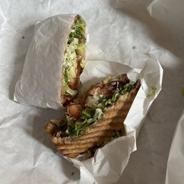a sandwich cut in half a sandwich cut in half