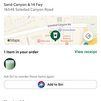 Starbucks - Receipt. - Coffee & Tea Near Me - Santa Clarita, California